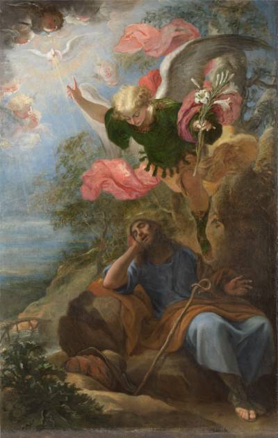 Francisco de Herrera el Mozo, El sueño de san José, 1662, Aldeavieja (Ávila), parroquia de San Sebastián